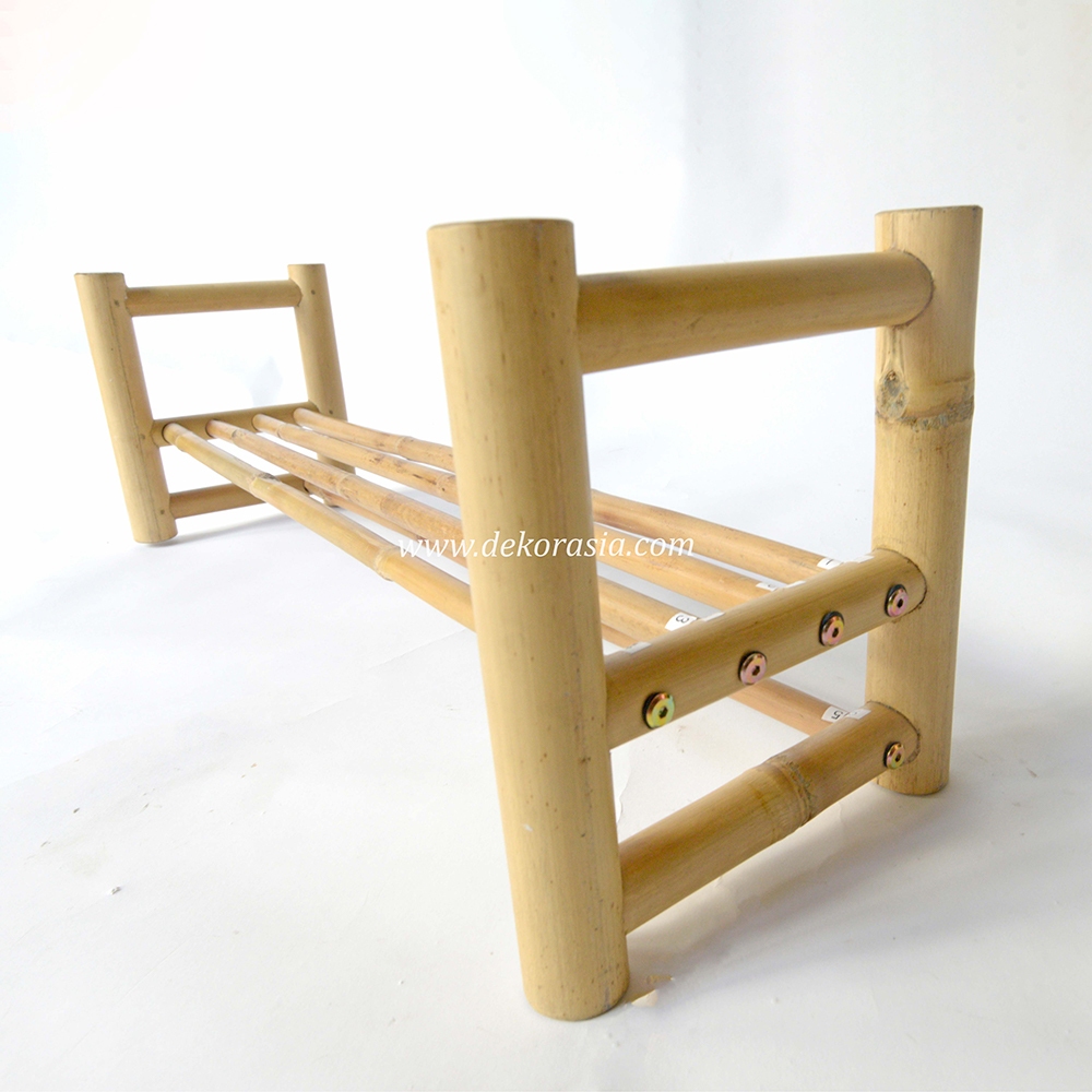 Bamboo Wall Shelf Eco Friendly Bamboo Living Room Furniture - Image 4