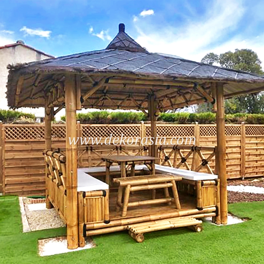 Bamboo Gazebo for Home Garden, Bamboo Gazebo Outdoor - Image 3