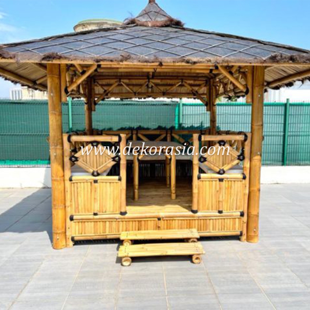 Bamboo Gazebo for Home Garden, Bamboo Gazebo Outdoor - Image 2
