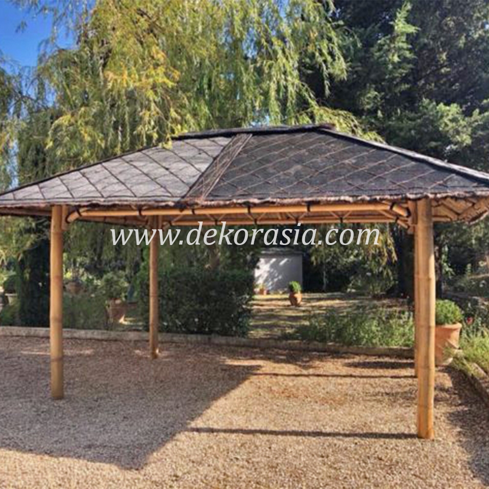 Bamboo Gazebo for Home Garden, Bamboo Gazebo Outdoor - Image 2